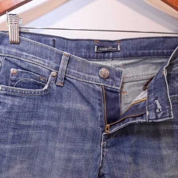 Fidelity Rocco Straight Jeans Blue Opal Vintage Wash Slim Stretch Denim Size 24 - Picture 6 of 14